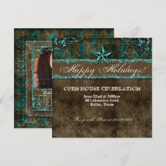 Westerne kerstkaart, , Damascus Star TB Kaart (Voorkant / Achterkant)