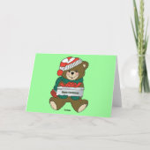 Westerne kerstKaart Feestdagen Kaart (Achterkant)