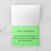 Westerne kerstKaart Feestdagen Kaart (Binnen)