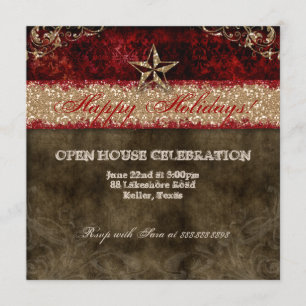 Westerne kerstkaart met  kerstkaart Damascus ster Kaart