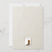 Westerne kerstkaart voor opstarten (Achterkant)