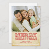 Westerne kerstkaarten kaart (Voorkant / Achterkant)