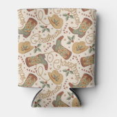 Westerne kerstlaarzen en Petten Blikjeskoeler (Voorkant)