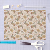 Westerne kerstlaarzen en Petten Tissuepapier (Craft)