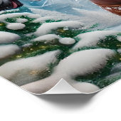 Westerne kerstman perfect poster (Hoek)