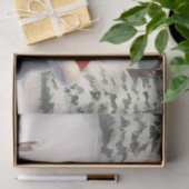 Westerne Kerstman te paard Country Christmas Tissuepapier (Geschenk)