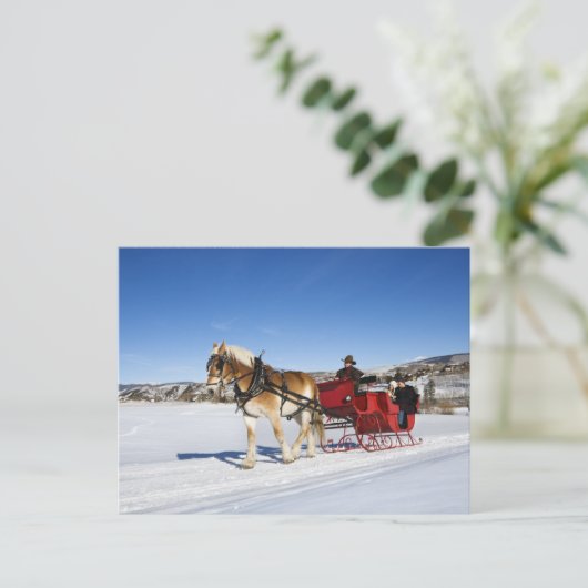 Westerne Kerstmis - de Ar van Kerstmis van het Feestdagenkaart (Staand voorkant)