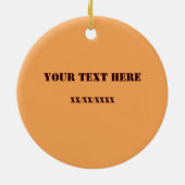 Westerne kerstversiering van Cowboy Keramisch Ornament (Achterkant)