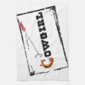 Westerne keukenhanddoeken met het merk Cowgirl (Verticaal)