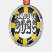 Westerne klasse van 2026 Afstuderen Metalen Ornament (Links)