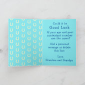 Westerne kleine cowboy 4e verjaardag rodeo custom kaart (Binnen)