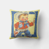 Westerne kleine ruggengraat met Rope Pillow Kussen (Achterkant)