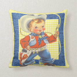 Westerne kleine ruggengraat met Rope Pillow Kussen