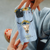 Westerne Koe Hout Case-Mate iPhone Case