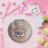 Westerne Koe Oostenrijk Papieren Bordje (Feest)