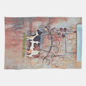 Westerne Koe Oostenrijk Theedoek (Horizontaal)