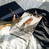 Westerne Koe Print Foto Afstudeerfeest Kaart