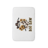 Westerne Koe Spot Spooky Ghost Boo Haw Badmat (Voorkant Verticaal)