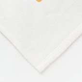 Westerne Koe Spot Spooky Ghost Boo Haw Fleece Deken (Hoek)