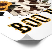 Westerne Koe Spot Spooky Ghost Boo Haw Poster (Hoek)