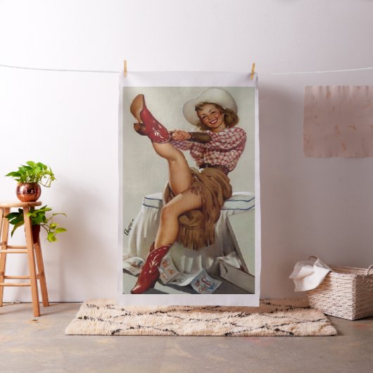  Westerne koehandel die opstart. Afdrukken Stof (Voorbeeld)