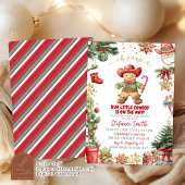 Westerne koekjes peperkoek cowboy Baby shower Kaart