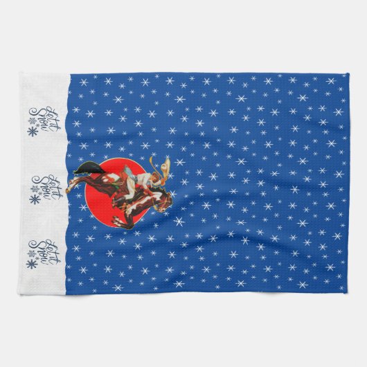 Westerne koeweitse paardenfokkerij theedoek (Horizontaal)