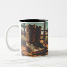 Westerne koffie Mok | cowboylaarzen