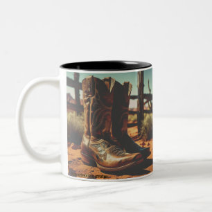  Westerne koffie Mok   cowboylaarzen