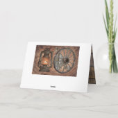 Westerne kolenolielamp en wielkaart kaart (Achterkant)