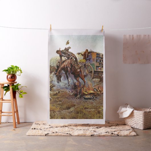  Westerne kooktroebels Russell-Lg afdrukken Stof (Voorbeeld)