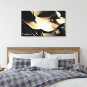 Westerne kunst, Cowboy Saddle, Excellentie Canvas Afdruk (Insitu (Slaapkamer))