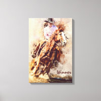 Westerne kunst, Cowgirl Horse, Rodeo Winner
