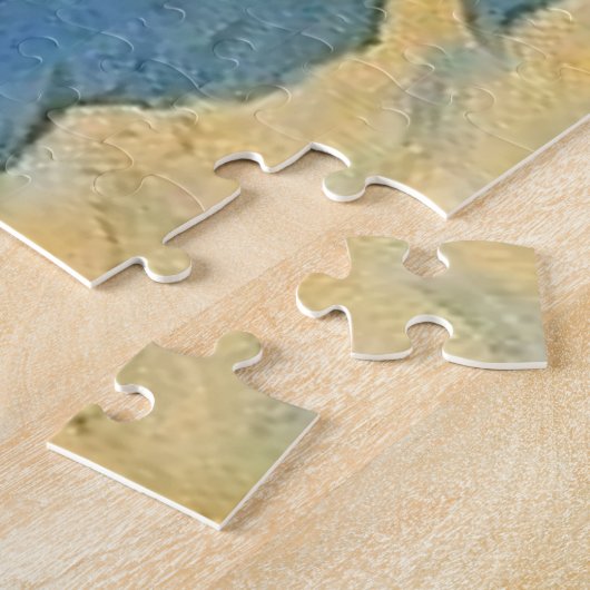 Westerne kunst "Downing the Nigh Leader" Legpuzzel (Zijkant)