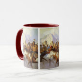  Westerne Kunst, Indische Oorlogspartij door NC Wy Mok (Voorkant links)