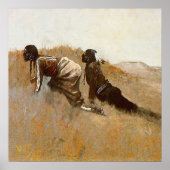 Westerne kunst "Indische schildpadden die Custer b Poster (Voorkant)