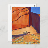 westerne kunst met "Lonoptimale reis" door Maynard Briefkaart (Voorkant / Achterkant)