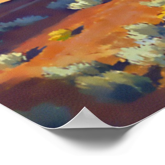 westerne kunst met "Lonoptimale reis" door Maynard Poster (Hoek)