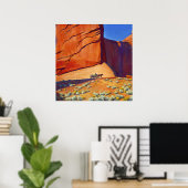 westerne kunst met "Lonoptimale reis" door Maynard Poster (Thuiskantoor)