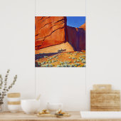 westerne kunst met "Lonoptimale reis" door Maynard Poster (Keuken)