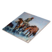 westerne kunst van het "bergen Man" door WHD Koern Tegeltje (Zijkant)