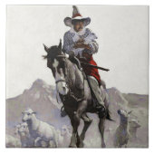 Westerne kunst van NC Wyeth Tegeltje (Voorkant)