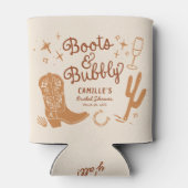 Westerne laarzen en Bubbly Vrijgezellenfeesten Koe Blikjeskoeler (Achterkant)