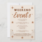 Westerne laatste Rodeo Bachelorette Party Uitnodig Kaart (Achterkant)