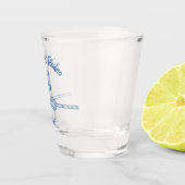 Westerne Laatste Rodeo Shot Glass: 2025 Bacheloret Glas (Rechts)