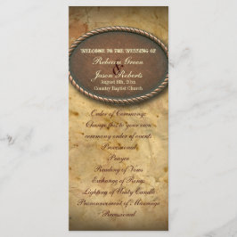 westerne land huwelijksprogramma's programmakaart