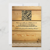 Westerne landpaarden na het huwelijk kaart (Achterkant)