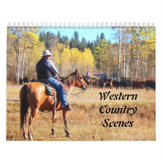 Westerne landscènes kalender (Hoes)