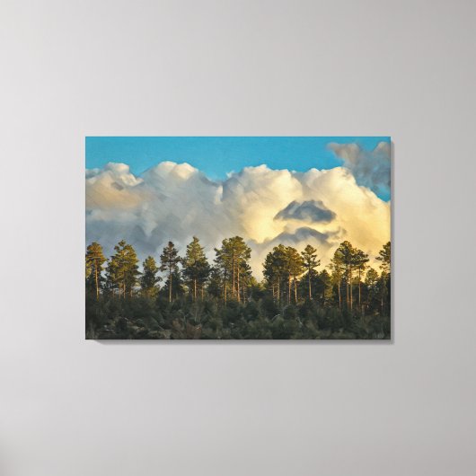 WESTERNE LANDSCHAP Canvas Art Afdruk (Voorkant)