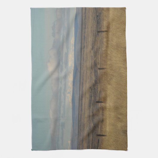 Westerne landschapsfoto theedoek (Verticaal)